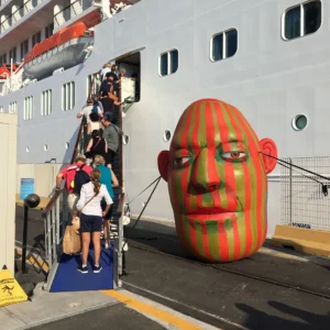 Janis Inflatable embarking onto Oceania Cruise Line