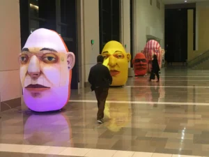 Janis Inflatable Installation at Art Palm Beach